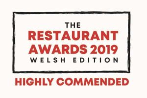 The Restaurant Awards 2019 Welsh Edition - Highly Commended logo
